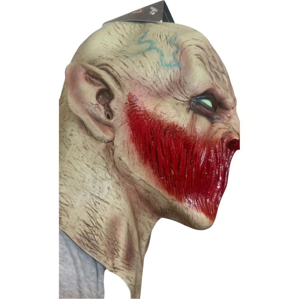ADULT HALLOWEEN ZOOMBIE SCARY MASK COSTUME women men